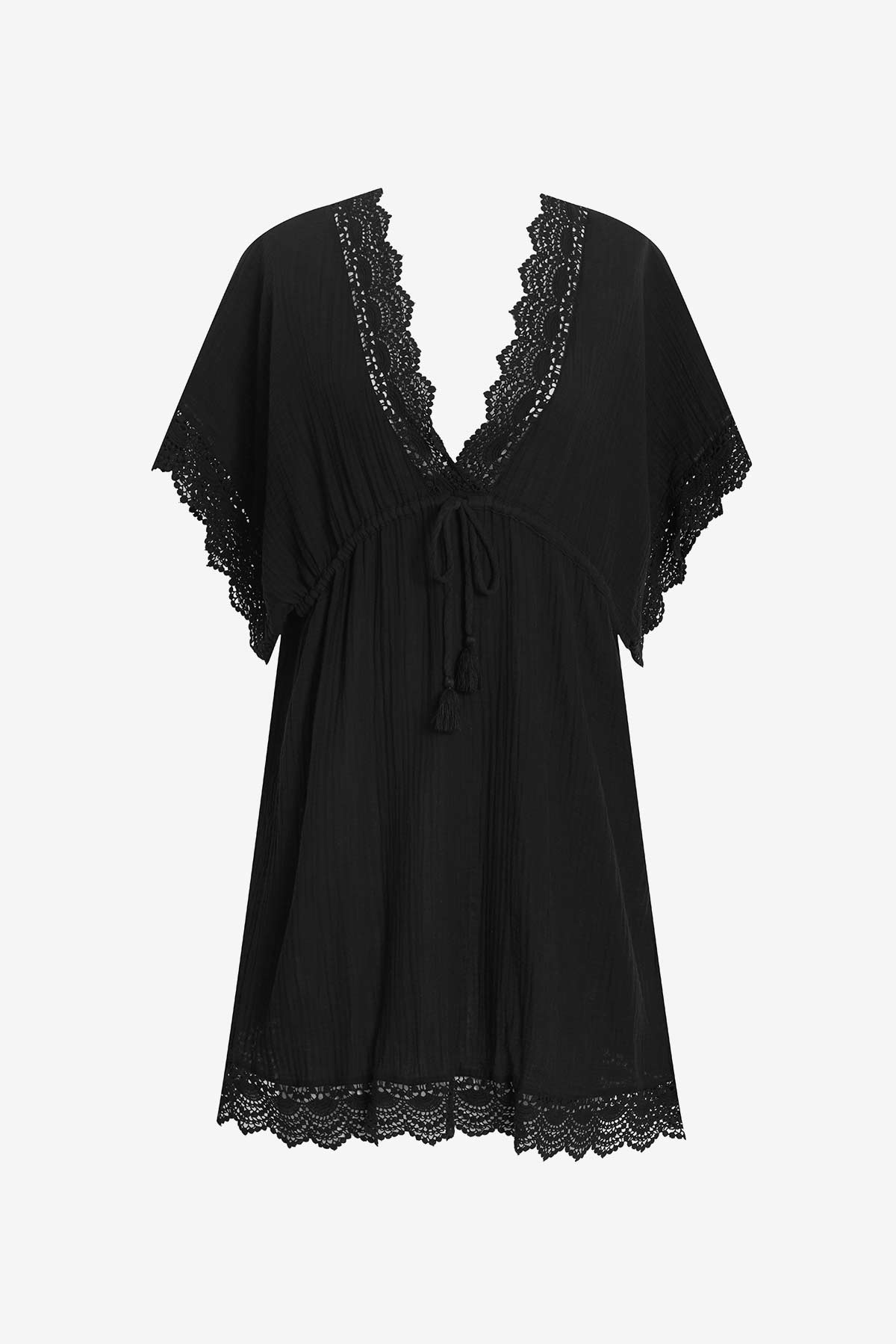 Black tunic dress